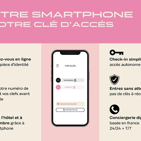 Hotel Gambettes - Entree Autonome, Reception En Ligne - Encore Mieux Limoges Exterior foto